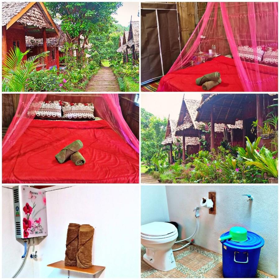 ลุงนะ โฮมสเตย์ ปางอุ๋ง แม่ฮ่องสอน Ban Huai Makhuea Som Exterior foto